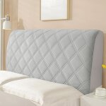 Housse tete de lit universelle, housse de t�te de lit extensible doux, housse de protection courte en ...