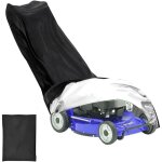 Housse de tondeuse � gazon, couverture etanche anti - poussi�re oxford 210d avec boucles, cordon serrage ...