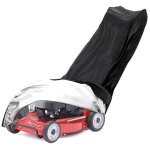 Housse tondeuse  gazon impermable  l'eau et  la poussire en polyester 210d serrage et sac de rangement ...
