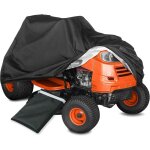 Housse de tracteur de jardin, housse de tondeuse tissu oxford imperm�able anti - uv anti - poussi�re ...