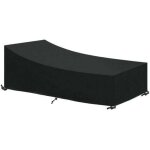 Housse transat, housse pour chaise longue exterieur, housse de protection pour transat de jardin, 210x75x80 ...