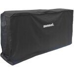 Housse universelle de protection noire pour barbecue l 224 x d 59 x h 105 cm - taille xl