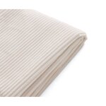 Lisa design - housses en velours ctel pour canap calgary d'angle 3 places + 1 pouf - beige