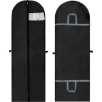 Housses de vtements longues 180 x 60 cm lot de 2, noir housse robe longue anti humidit, housse vetements ...