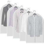 Housses � v�tements transparentes pour suspendre les v�tements, housses de protection zipp�es pour manteaux, ...