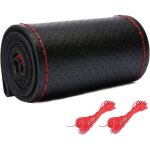 Housse de volant de voiture universelle - couvre - volant � coudre en cuir souple microfibre, respirante ...