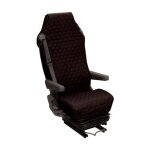 Htc equipement - housse de siège de camion universelle en coton matelassé noir Htc equipement - housse de siège de camion universelle en coton matelassé noir