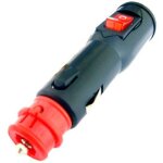 Prise allume - cigare universelle 12 24v 8a avec interrupteur