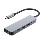 Hub usb c, usb docking station, adaptateur usb c, 5 en 1 pour macbook pro air m1 / m2, 4k hdmi, usb 3. ...