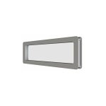 Doco - hublot rectangulaire en acier inoxydable 137 x 547 mm pour panel 40 mm