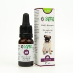 Huile de chanvre 0, 5% pour animaux poulet 10 ml