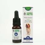 Huile de chanvre 2, 5% pour animaux saumon 10 ml Huile de chanvre 2, 5% pour animaux saumon 10 ml