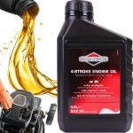 Huile moteur pour tondeuse  gazon briggs&stratton sae30 0, 6l moteur 4 temps
