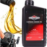 Huile moteur pour tondeuse  gazon briggs&stratton sae30 1l moteur 4 temps minral