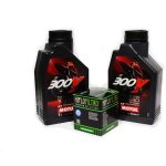 Huile motul 300v 10w40 2l + filtre � huile hf112 moto quad honda trx nx klx