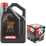 Huile motul 7100 10w40 4l + filtre � huile k&n kn152 outlander renegade 1000 85