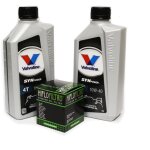 Huile valvoline synpower 10w40 2l + filtre hf138 suzuki gsf sv gsxr gsx moto
