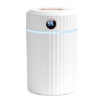 Humidificateur d'air, 2l humidificateur ultrasonique silencieux avec thermo - hygromtre, duple buse ...