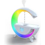 Humidificateur anti - gravit� avec lumi�re led en forme de g 300 ml, haut - parleur bluetooth, gouttes ...