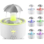 Humidificateur de chambre rotatif 300 ml avec t�l�commande et minuterie - diffuseur d'huiles essentielles ...