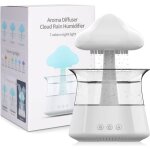 Humidificateur cloud rain pour chambre � coucher avec sons de pluie apaisants - aide au sommeil, veilleuse ...