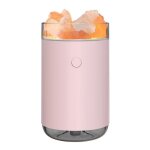 Lifcausal - humidificateur en pierre de sel de cristal  lumire colore 260 ml humidificateur  brume ...