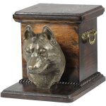 Husky de sibérie, husky de sibérie - une urne pour les cendres de chien avec une statuette, une urne ... Husky de sibérie, husky de sibérie - une urne pour les cendres de chien avec une statuette, une urne ...