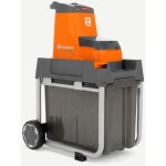 Husqvarna ? broyeur de v�g�taux �lectrique 1. 4kw ? bac de ramassage 45l ? diam�tre de coupe 40mm ? moteur ...