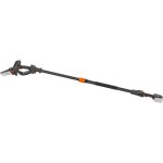 Mini tronçonneuse sur batterie husqvarna aspire pe5 avec manche télescopique et tête d'élagage p4a, scie ... Mini tronçonneuse sur batterie husqvarna aspire pe5 avec manche télescopique et tête d'élagage p4a, scie ...