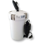 Hw - 603b filtre extrieur pour aquarium, dbit 400 l / h, avec 3 tapes de filtration, matriaux et ...