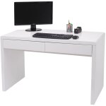 Mendler - bureau hwc - g51, bureau bureau informatique table de travail, blanc brillant - 120x60cm Mendler - bureau hwc - g51, bureau bureau informatique table de travail, blanc brillant - 120x60cm
