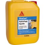 Hydrofuge liquide pour bton et mortier sikacem - 5 l - blanc - sika