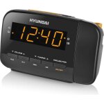 Hyundai rac481pllbo r�veil radio noir et orange