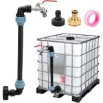 Ibc robinet cuve 1000l, 3 / 4  raccord cuve ibc robinet kit, ibc adaptateur pour cuve r�cup�ration d'eau ...