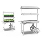 Ibergarden - porte - pot � roulettes wp15014 - w bois 121 x 171 x 59 cm