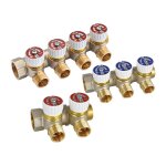Icma - collecteur linaire 3 / 4' mle / femelle avec robinets d'arrt mod. 227 3 voies 1 / 2' (16)