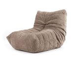 Icon pouf chauffeuse en tissu chenille garni de mousse extensible, pouf large xxl pour salon, oeko - ... Icon pouf chauffeuse en tissu chenille garni de mousse extensible, pouf large xxl pour salon, oeko - ...