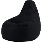 Icon pouf fauteuil de gaming g�ant xxl � dossier inclin� en mesh tech, poufs de salon pour adultes et ...