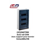 Ide - coffret de distribution gold ip40 3x12 modules porte transparente