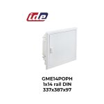 Ide - coffret de distribution gold m�tal ip40 14 modules encastrable