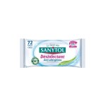 Ideal - sanytol - lingettes antiallergnes dsinfectantes x72 sanytol