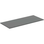 Ideal standard - i. life b - tablette pour lavabo, 120 cm, quartz gris mat t5284ng