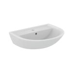 Ideal standard - lavabo 60x47 cm en cramique blanc brillant eurovit - avec colonne