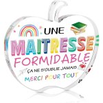 Idee cadeau maitresse plaque acrylique cadeau maitresse d'�cole fin d'ann�e merci maitresse cadeaux maitresse ...