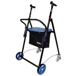 Identit - rollator 2 roues air - on plus - bleu