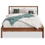 Idimex - lit 140 x 200 avec sommier apoana en bois massif - coloris chtaignier