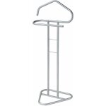 Valet camilo, en mtal laqu gris lair