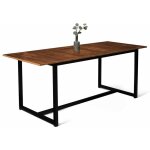 Idmarket - table à manger extensible rectangle dayton 6 - 10 personnes design industriel 160 - 200 cm ... Idmarket - table à manger extensible rectangle dayton 6 - 10 personnes design industriel 160 - 200 cm ...