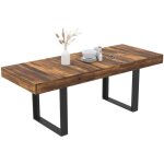 Idmarket - table  manger extensible rectangle phoenix 4 - 8 personnes bois plateau hawkins 160 - 200 ...