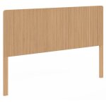 Idmarket - tte de lit sur pied juliette 160 cm effet lattes tasseau bois